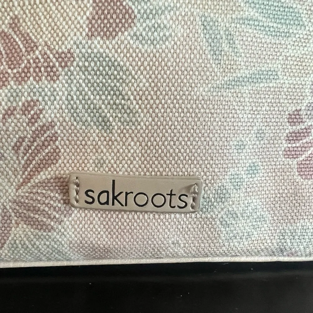 Sakroots Summer Peach Floral Tote Bag